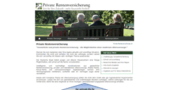 Desktop Screenshot of private-rentenversicherung.org