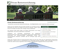 Tablet Screenshot of private-rentenversicherung.org